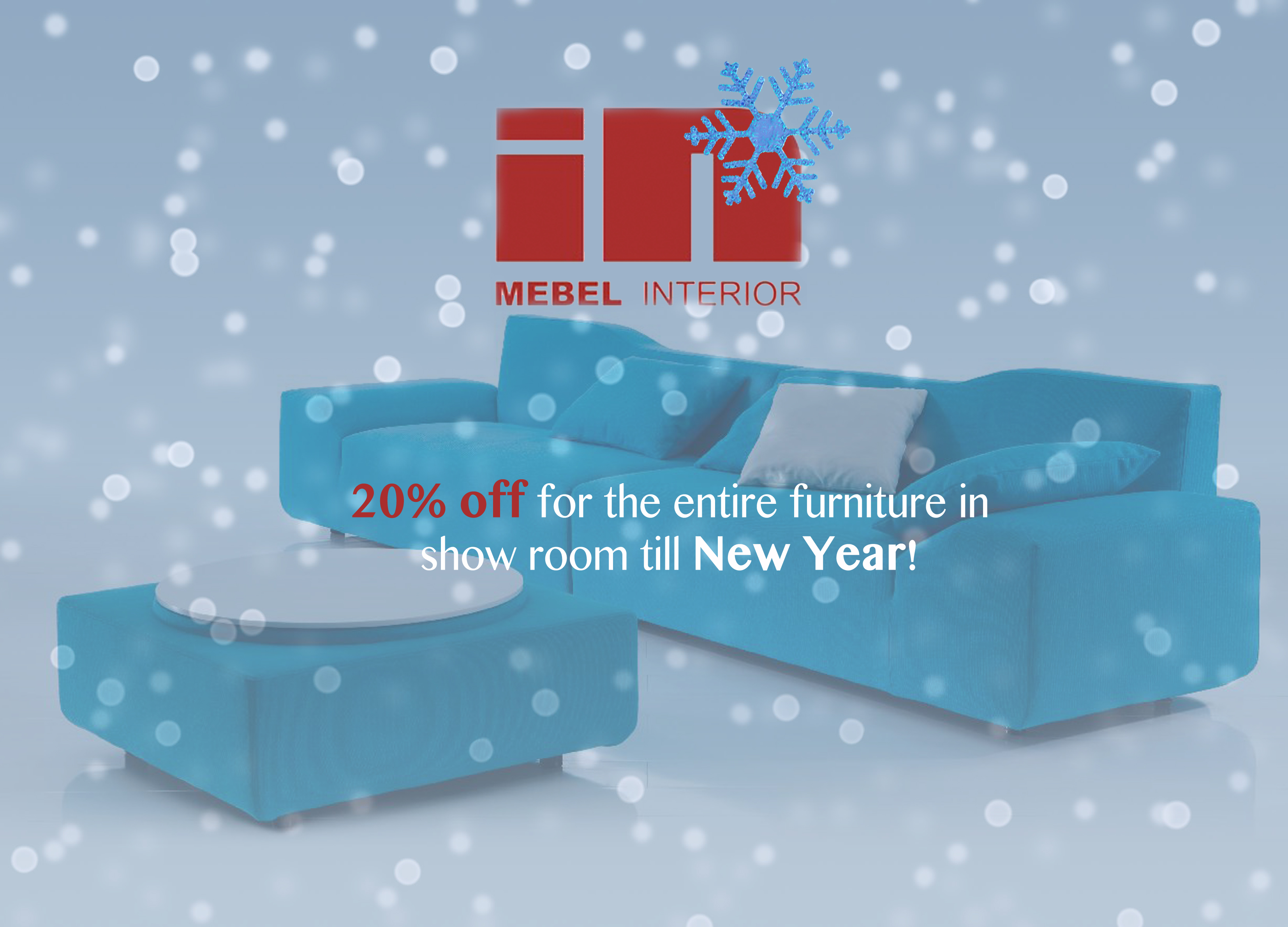 20% discount in Mebel Interior